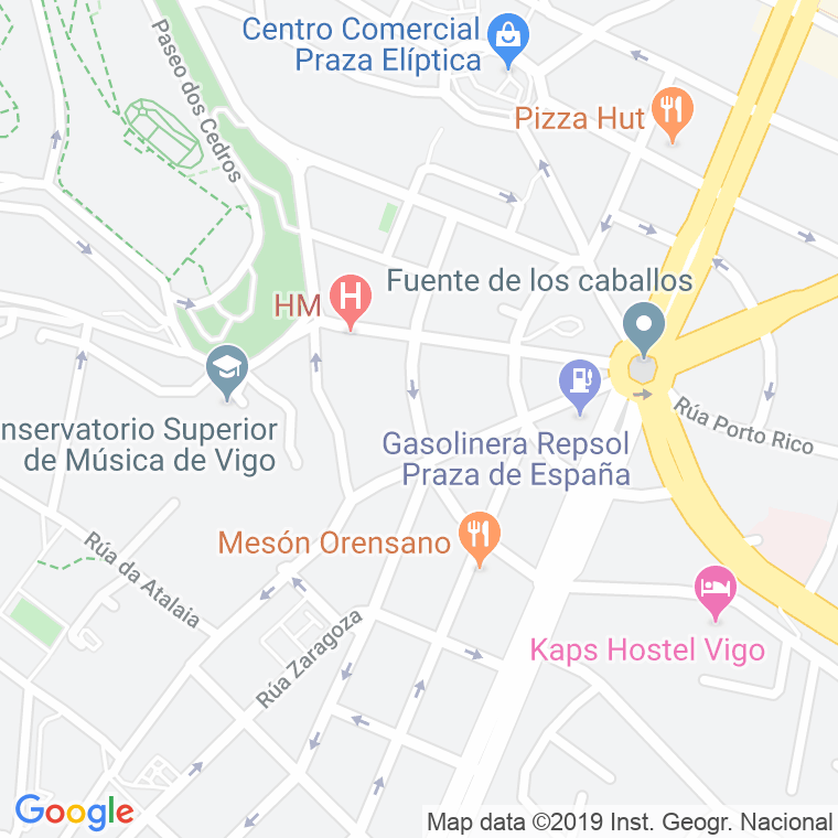 Código Postal calle Ramon Y Cajal en Vigo