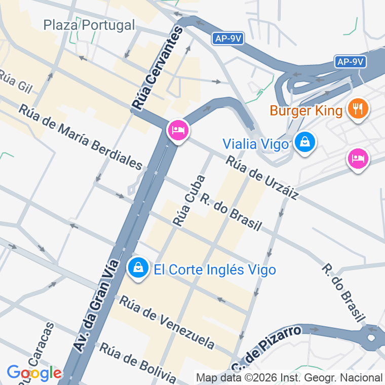 Código postal de Cuba en Vigo