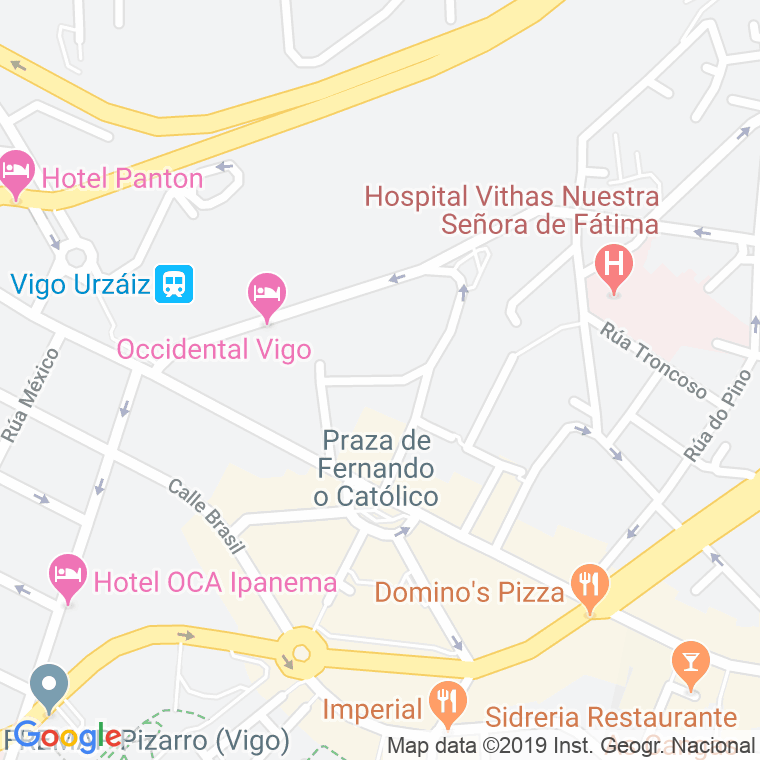 Código Postal calle Tercio De Afora en Vigo