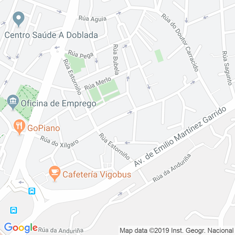 Código Postal calle Xilgaro en Vigo