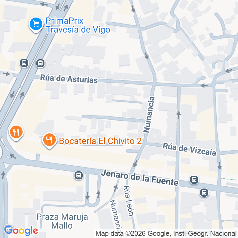 Código postal de Trva Numancia 4 en Vigo
