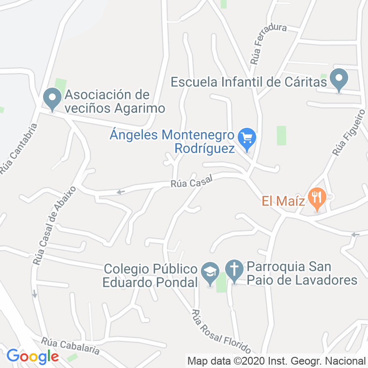 Código Postal calle Casal-sampaio   (Impares Del 1 Al 11)  (Pares Del 2 Al 10) en Vigo