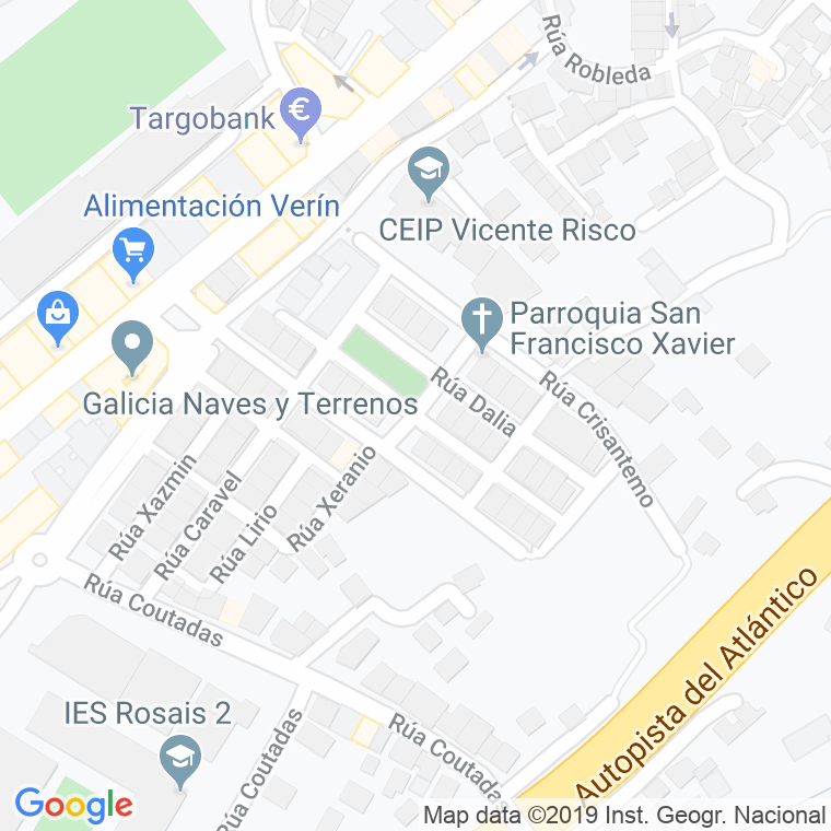 Código Postal calle Hortensia en Vigo