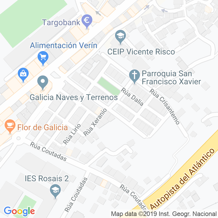 Código Postal calle Rosa, La en Vigo