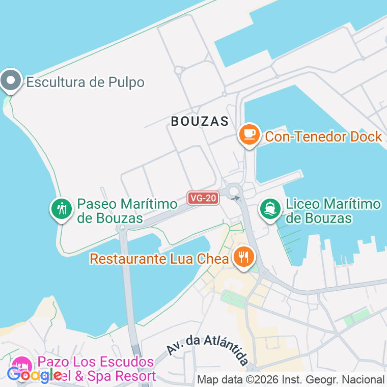 Código postal de Trva Bouzas Servicio Portuario en Vigo
