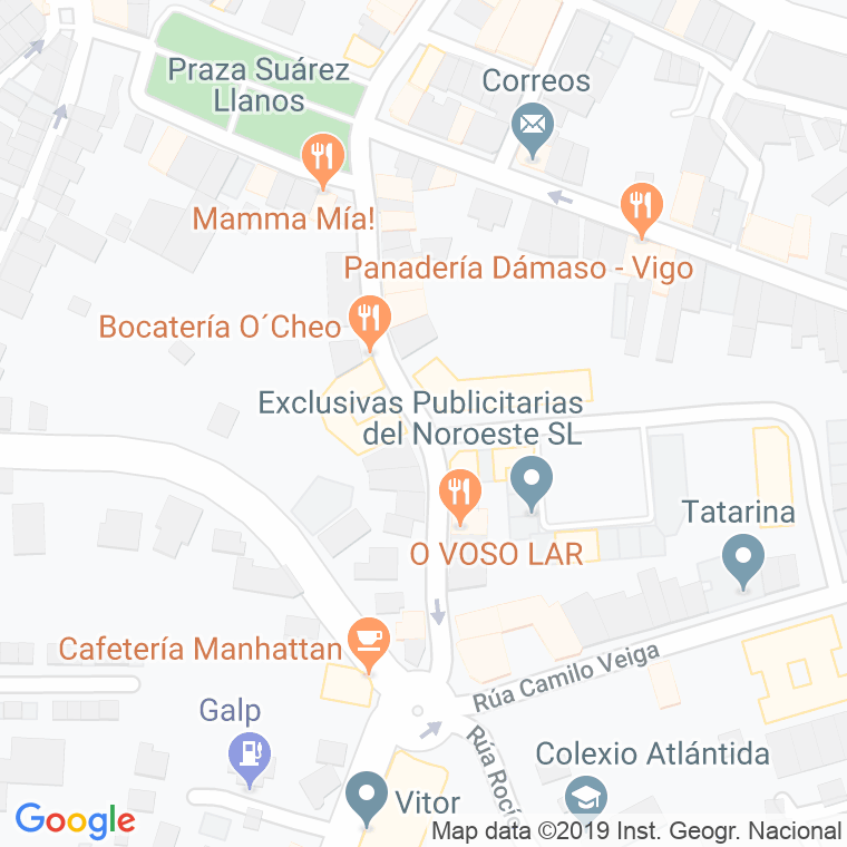 Código Postal calle Paulino Freire en Vigo