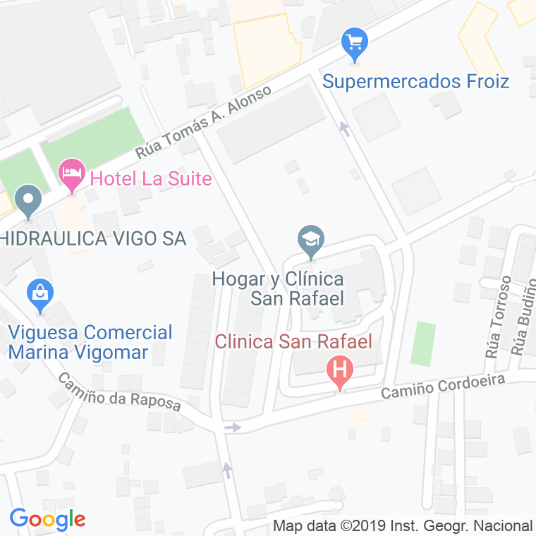 Código Postal calle San Xoan De Deus-bouzas en Vigo