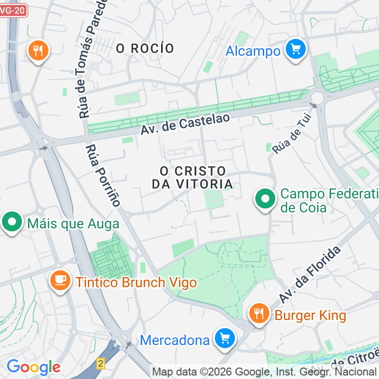 Código postal de Bayona en Vigo