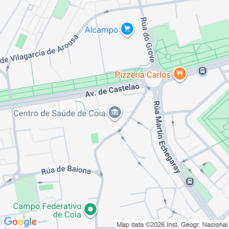 Código postal de Ponteareas en Vigo