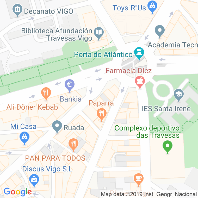 Código Postal calle Carballa en Vigo