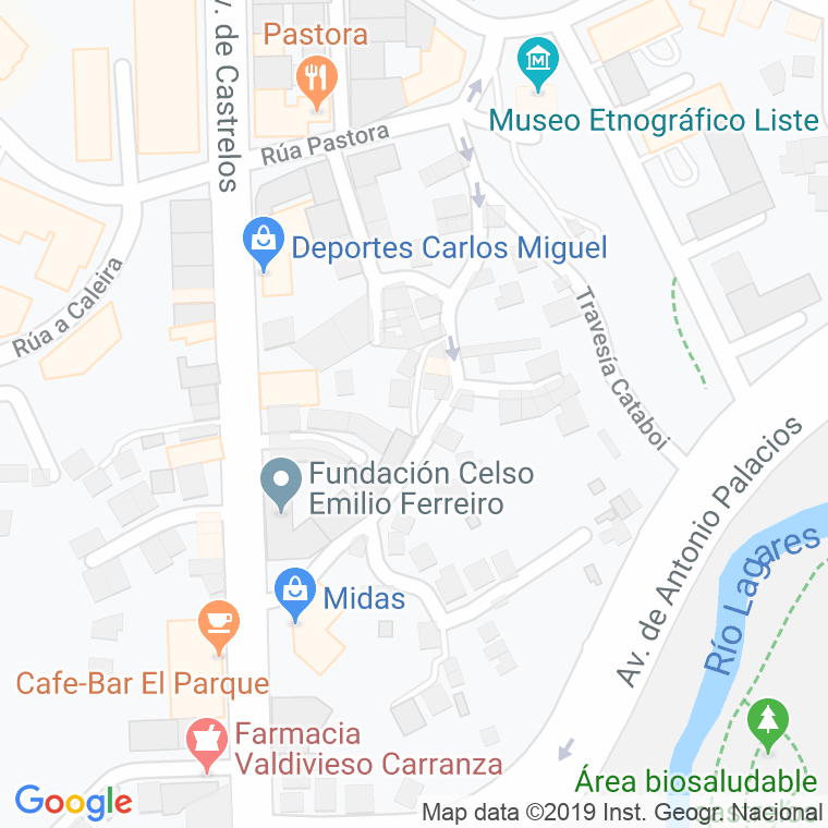 Código Postal calle Cataboi, travesia en Vigo