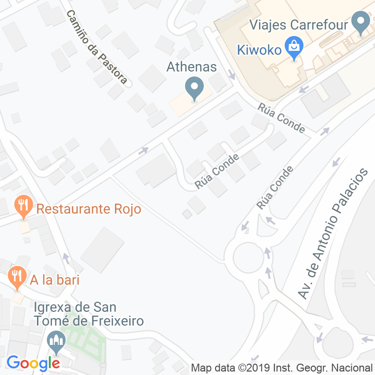 Código Postal calle Conde-freixeiro en Vigo