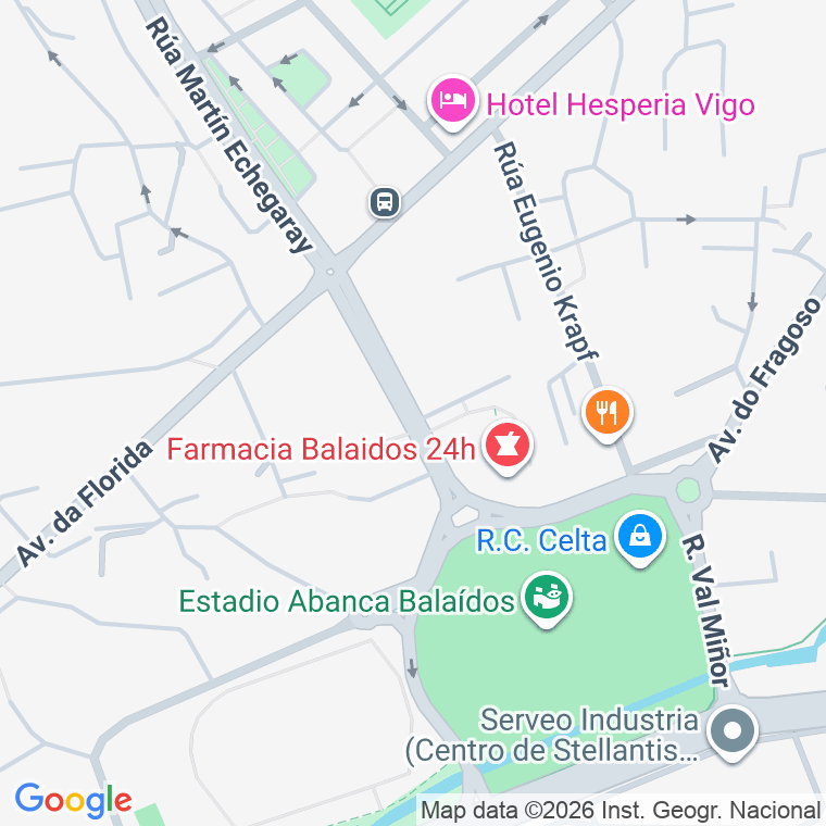 Código postal de Manuel de Castro en Vigo