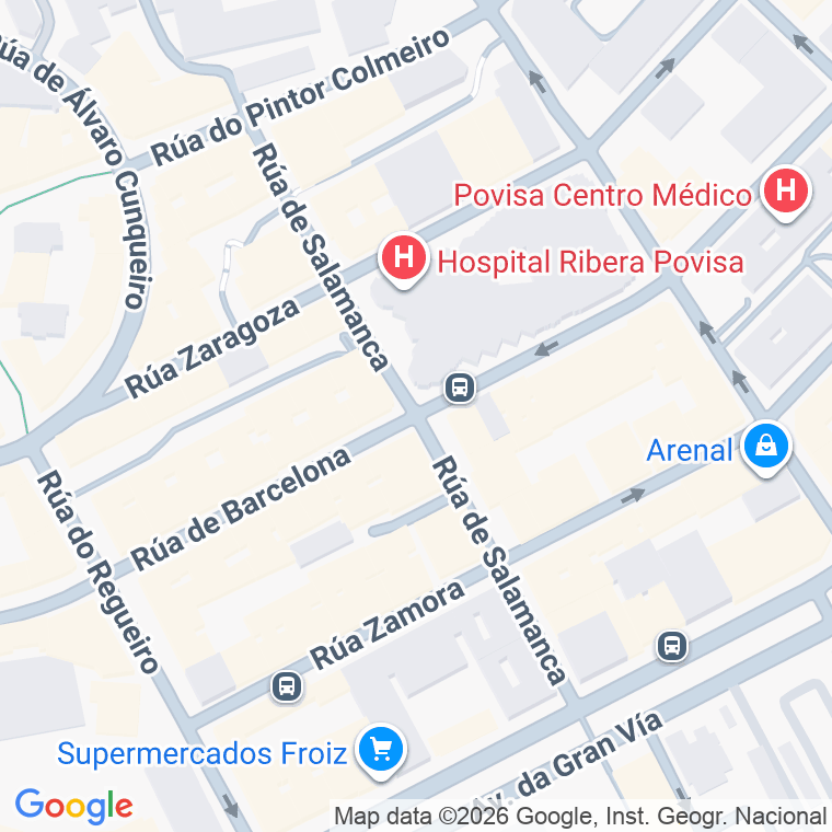 Código postal de Salamanca en Vigo