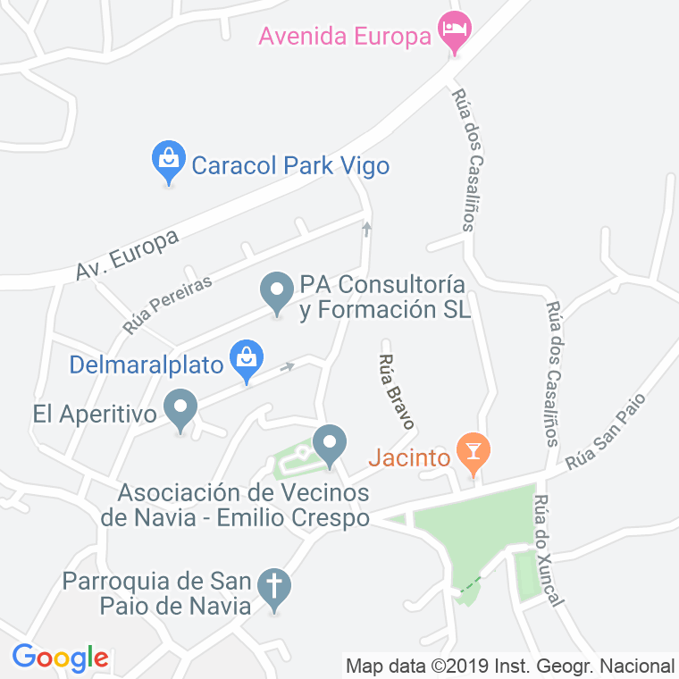 Código Postal calle Bravo en Vigo