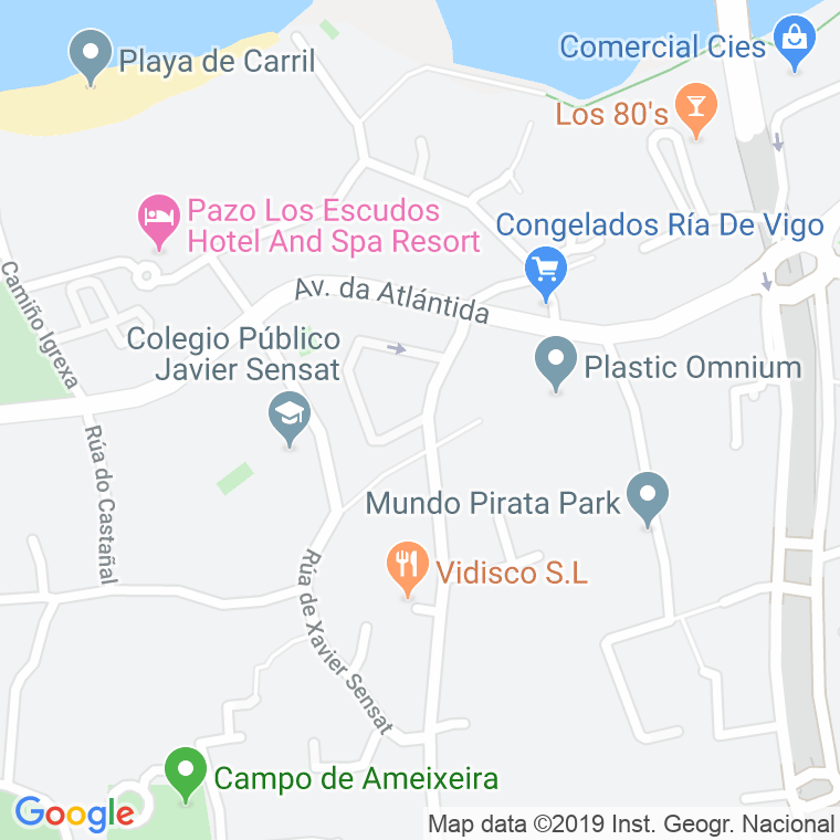 Código Postal calle Carlos Maside en Vigo