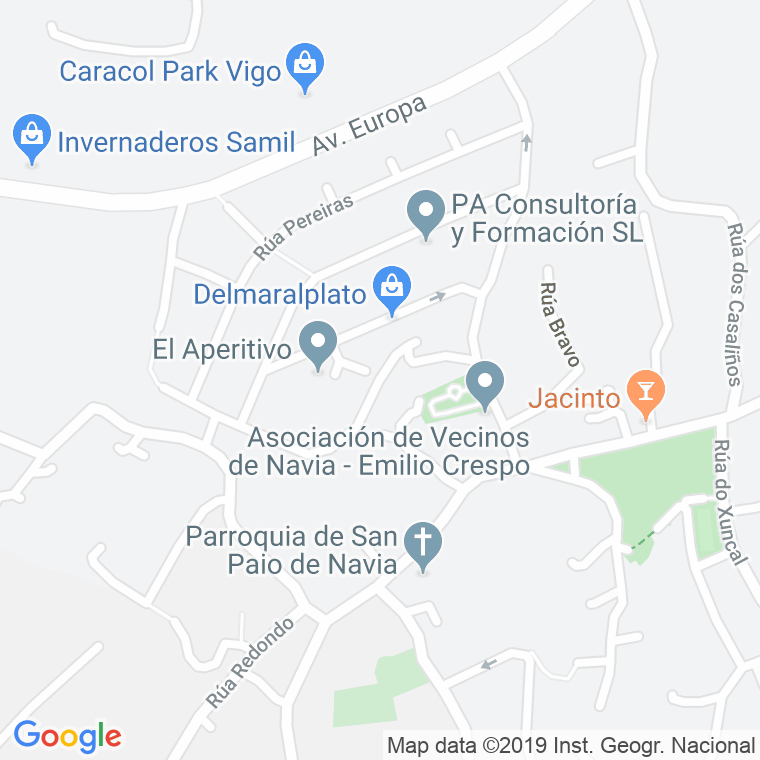 Código Postal calle Cerqueiro-navia en Vigo