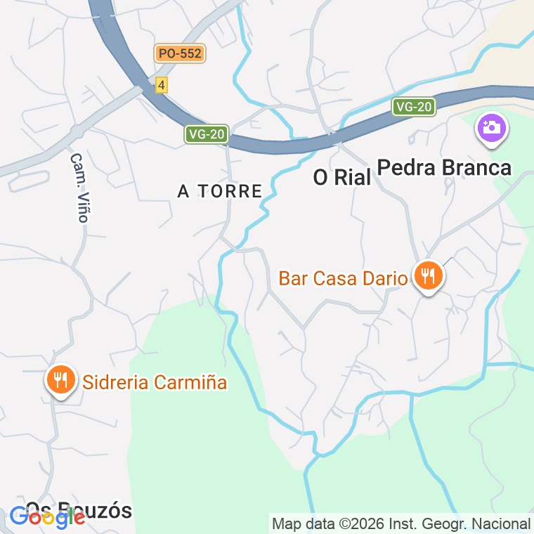 Código postal de Cmño Rial en Romeu