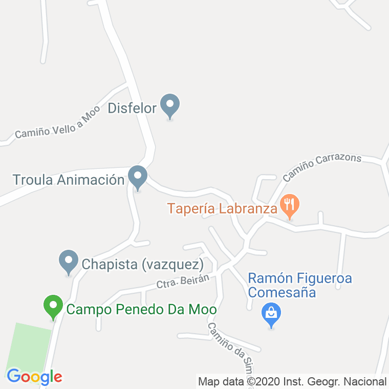 Código Postal calle Budino (Matama) en Vigo