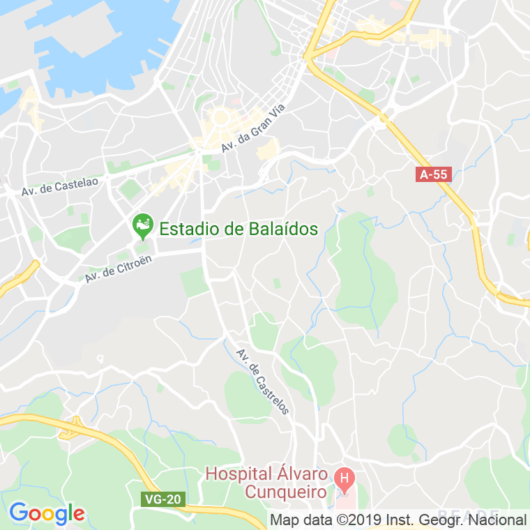 Código Postal calle Centieira-castrelos en Vigo