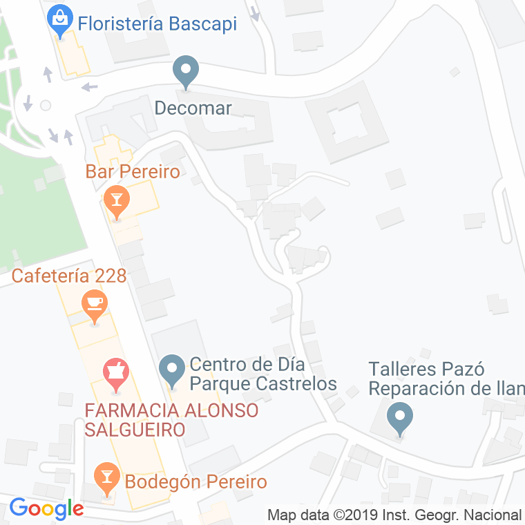 Código Postal calle Chantada en Vigo