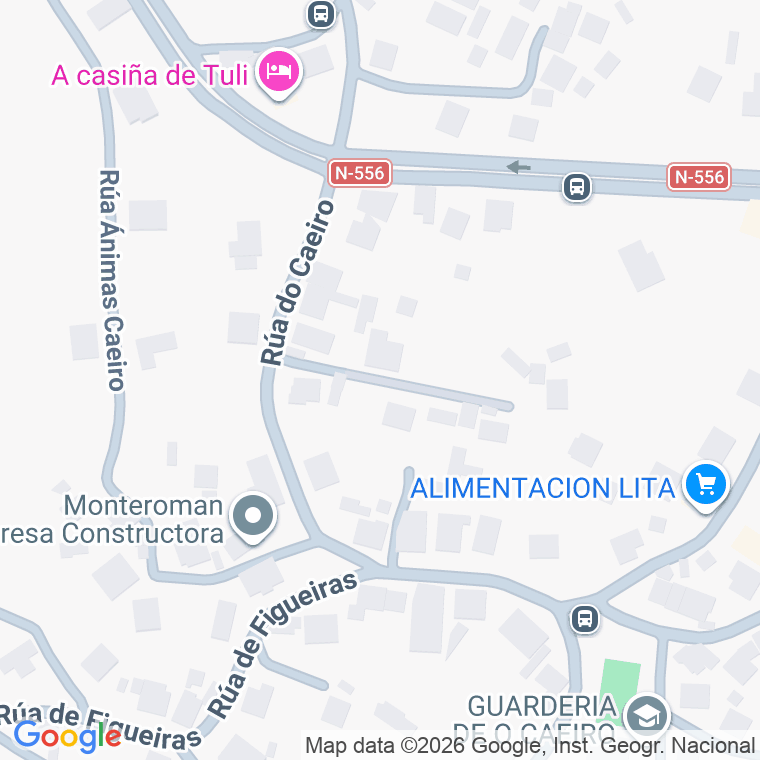 Código postal de Caeiro en Vigo
