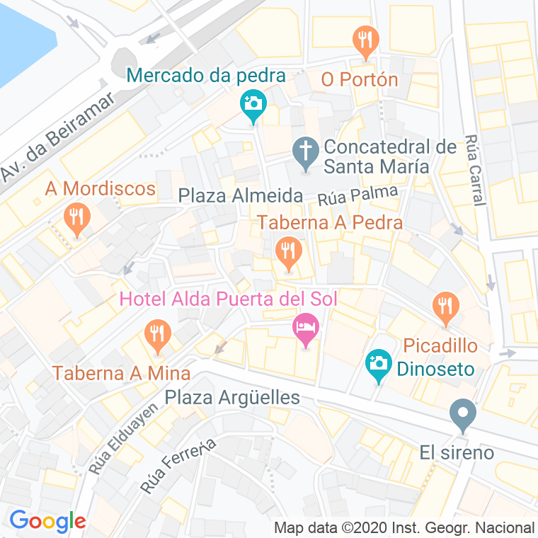 Código Postal calle Curuxeira en Vigo