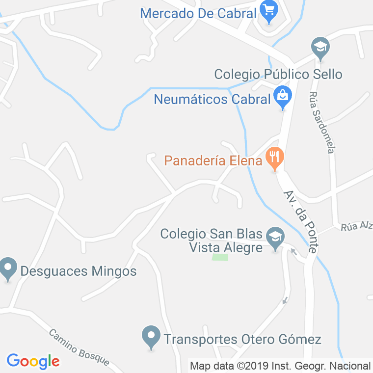 Código Postal calle Fontiñas en Vigo