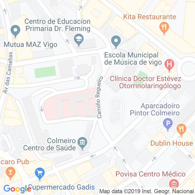 Código Postal calle Regueiro, O (Beade), lugar en Vigo