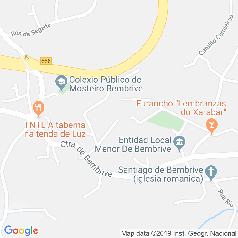 Código Postal calle Ferreiras (Mosteiro), lugar en Vigo
