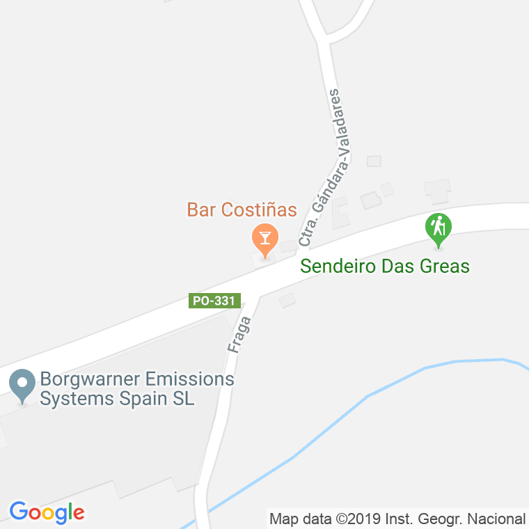 Código Postal calle Costiñas (Valadares), lugar en Vigo