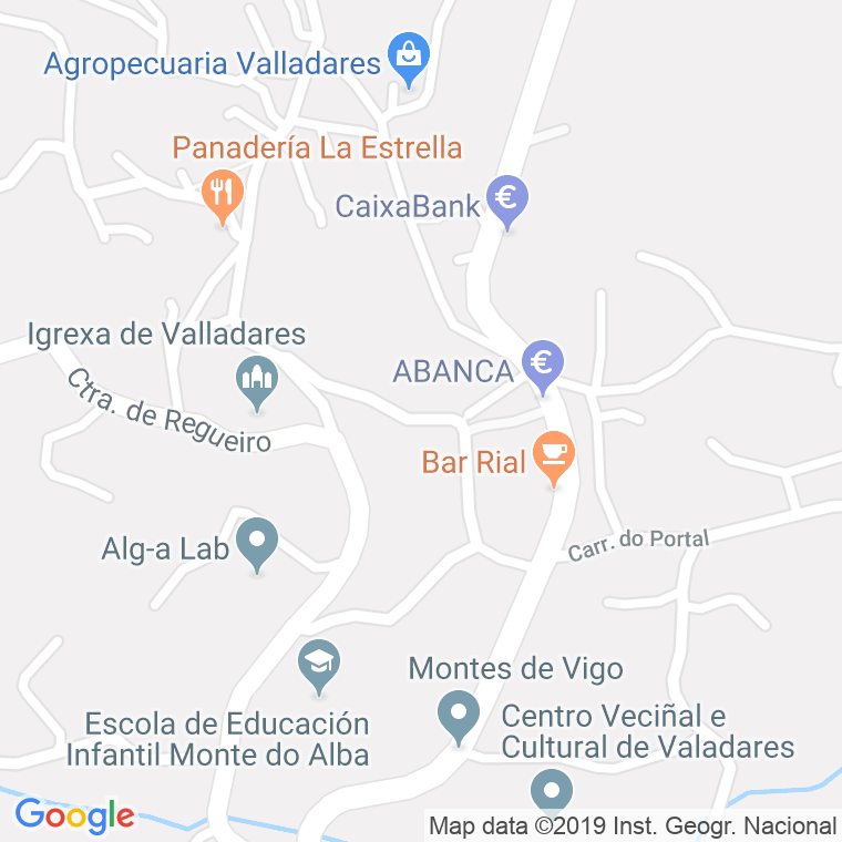 Código Postal calle Laranxo, O (Valadares), lugar en Vigo