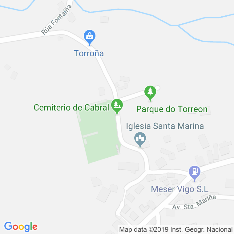 Código Postal calle Cemiterio (Cabral-igrexa, A), lugar en Vigo