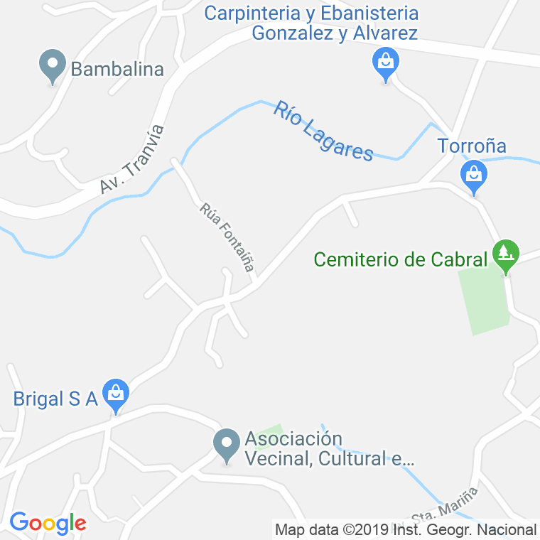 Código Postal calle Fontaiña, A (Cabral-igrexa, A), lugar en Vigo
