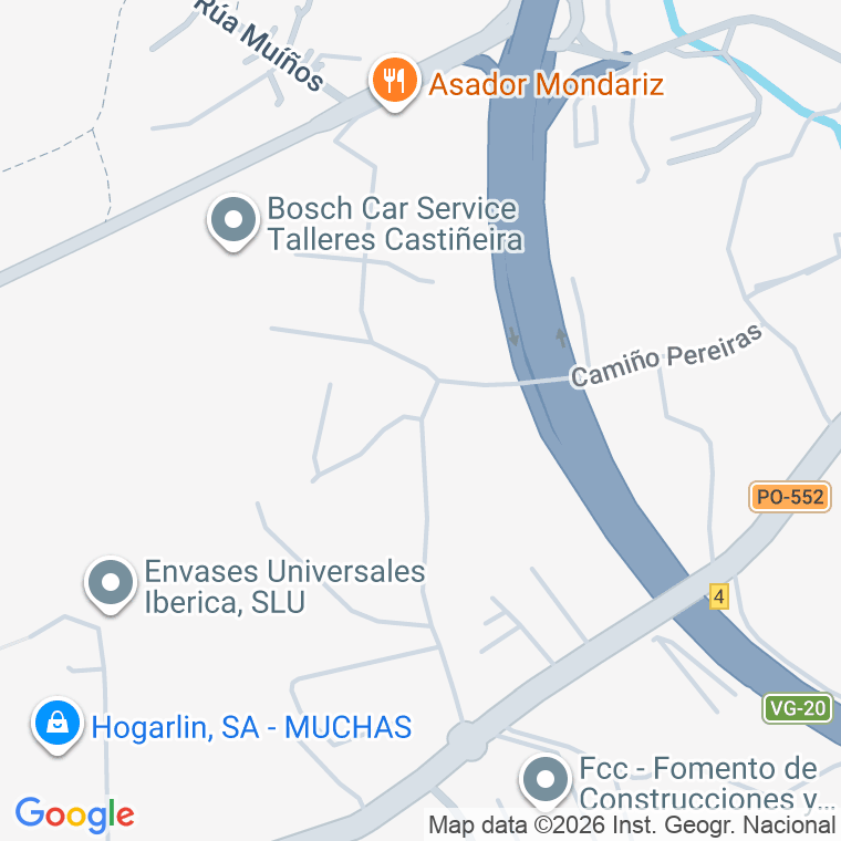 Código postal de Romeu (coruxo) en Pontevedra