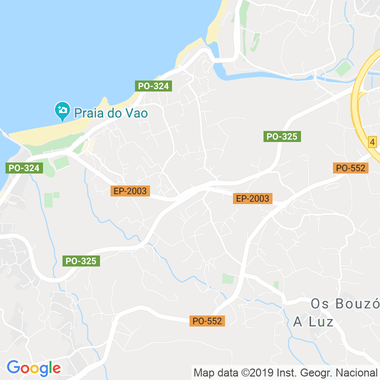 Código Postal calle Vao, Estrada Do (Coruxo), lugar en Vigo