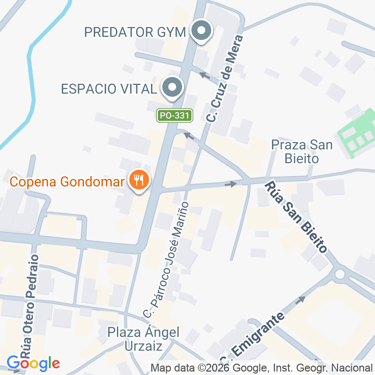 Código postal de Calle Manuel Losada en Gondomar