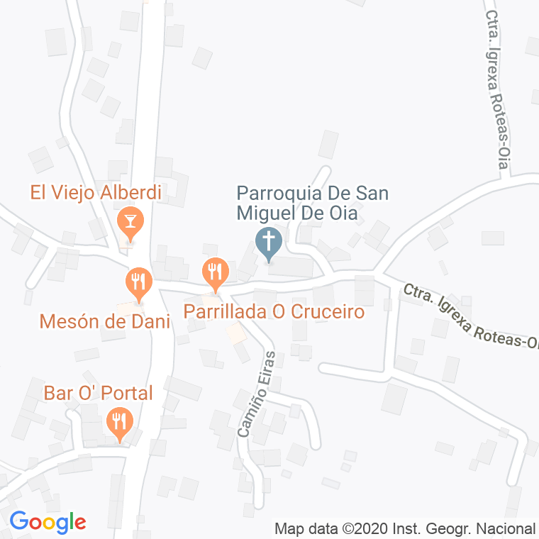 Código Postal calle Igrexa (Oia), lugar en Vigo