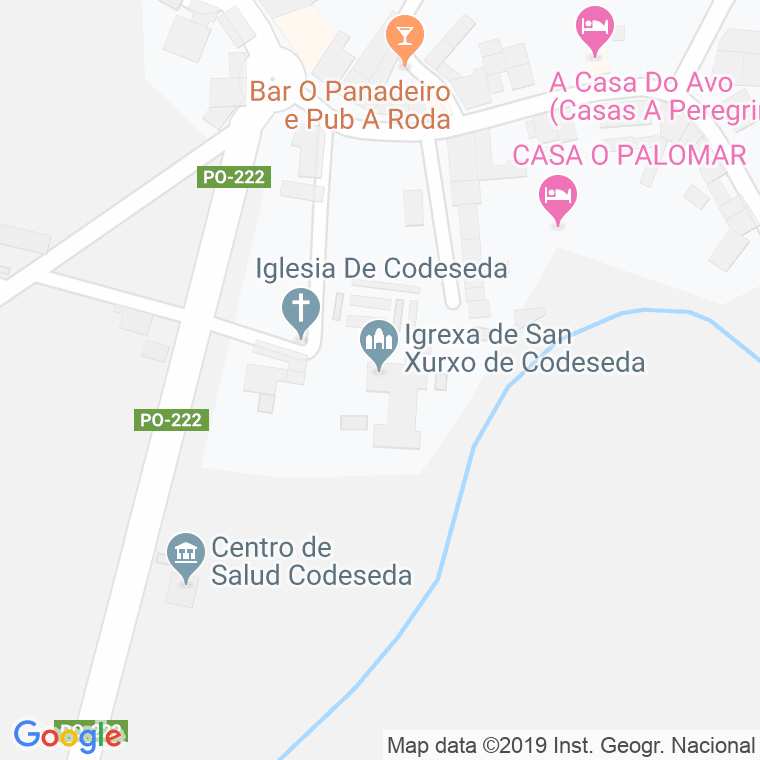 Código Postal de Codeseda (Resto Parroquia) en Pontevedra