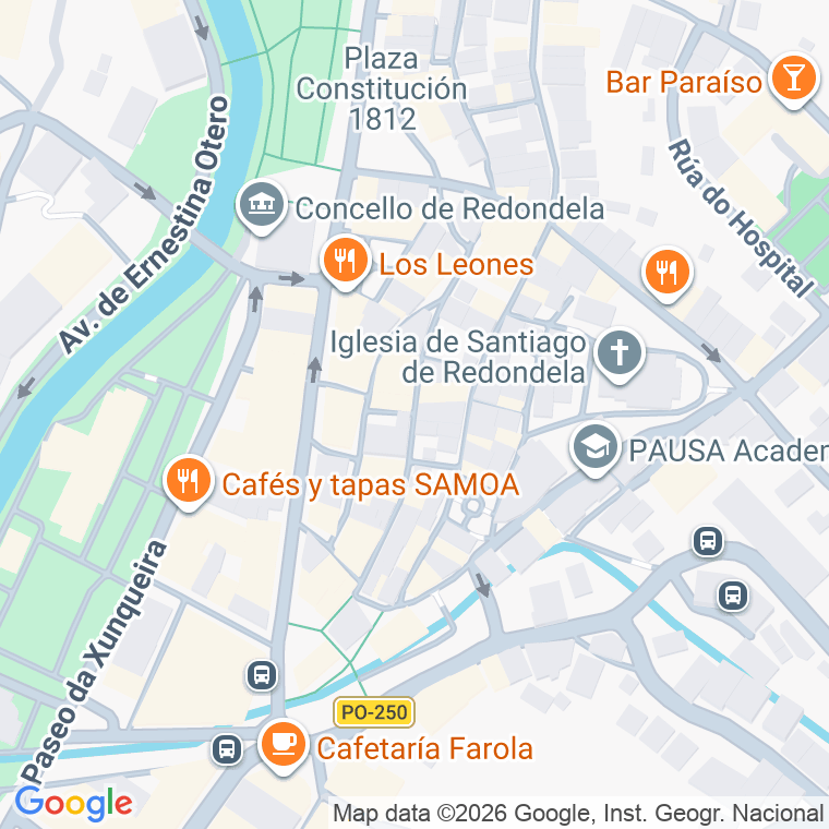 Código postal de Rua Reveriano Soutullo en Redondela