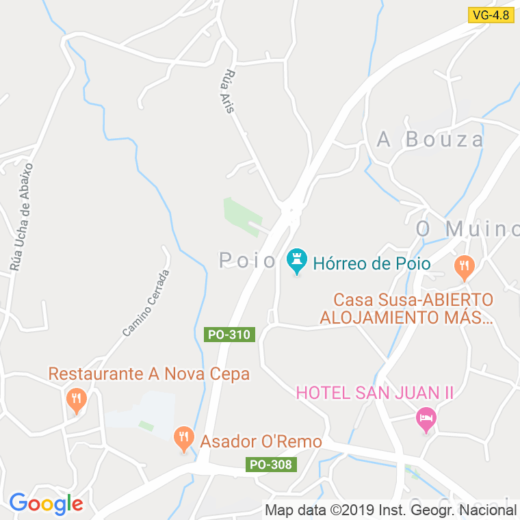 Código Postal de Poio (San Xoan-campelo) en Pontevedra