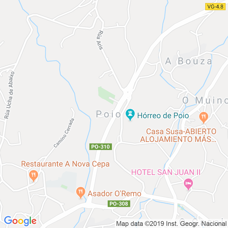 Código Postal de Poio (San Xoan) en Pontevedra