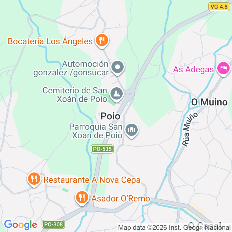 Código postal de Seca, a (poio) en Pontevedra