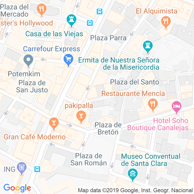 Código Postal calle Banzo en Salamanca