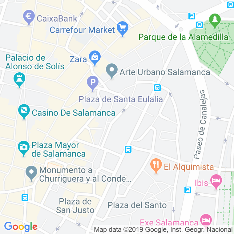 Código Postal calle Bermejeros en Salamanca