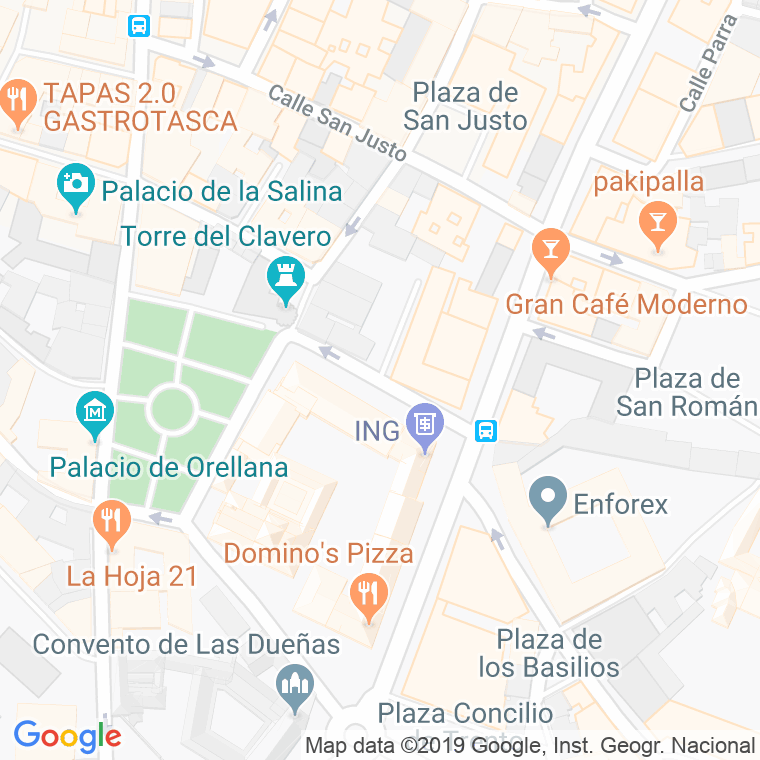 Código Postal calle Caldereros en Salamanca