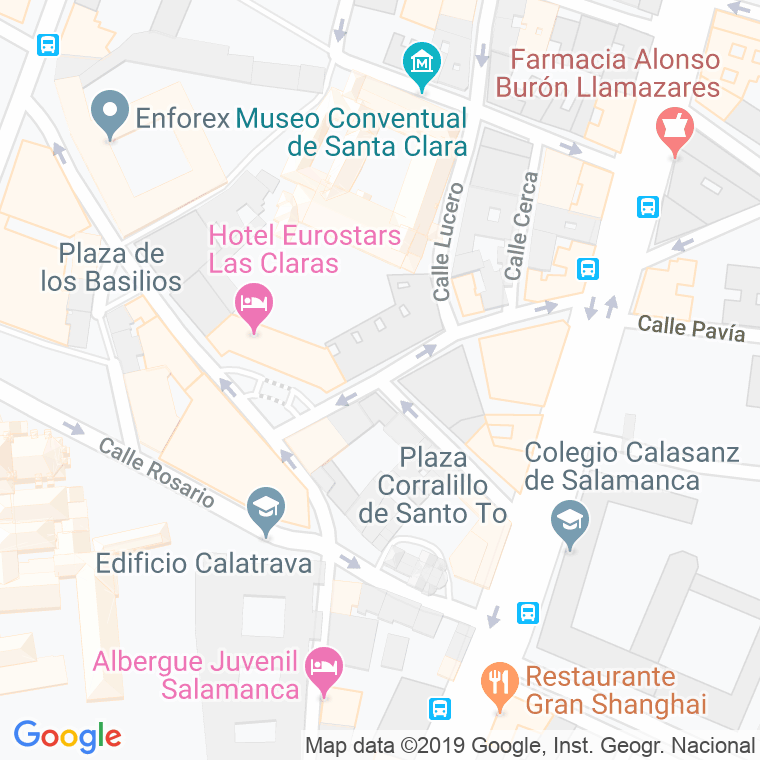 Código Postal calle Caliz en Salamanca