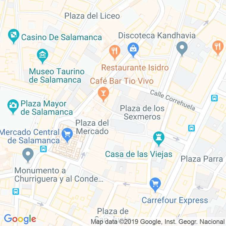 Código Postal calle Clavel en Salamanca