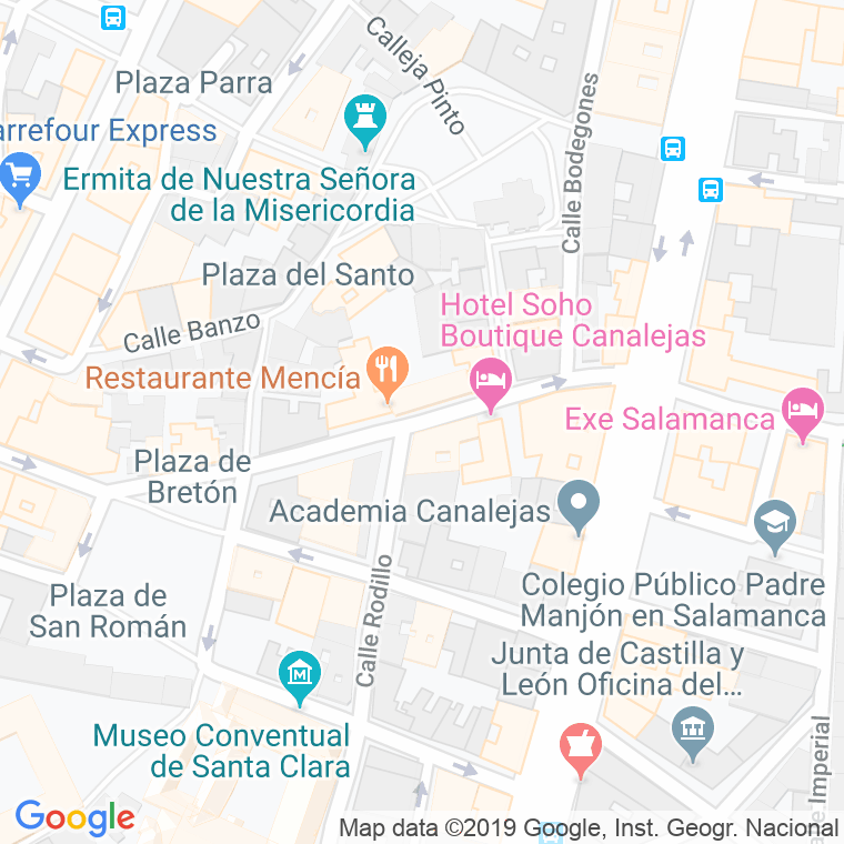 Código Postal calle Grillo, El en Salamanca