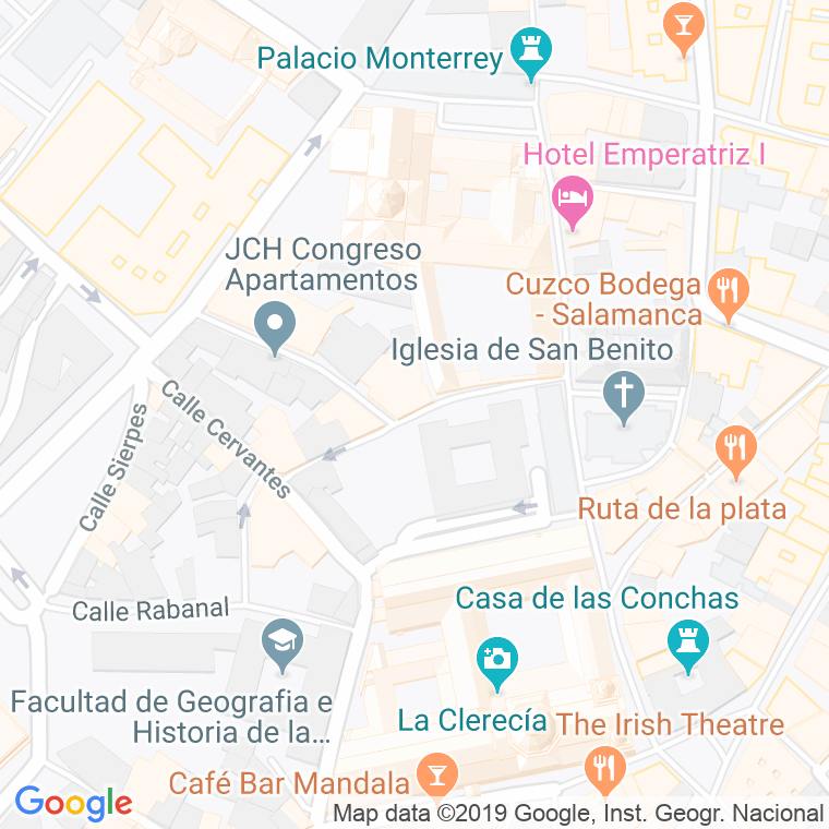 Código Postal calle Cañizal en Salamanca